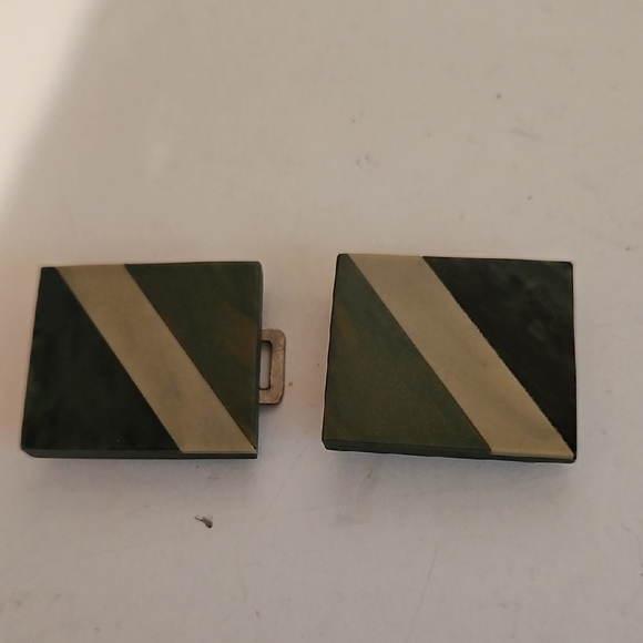 Brown & Blonde Wood Vintage Belt Buckle (I THINK) - Picture 1 of 7